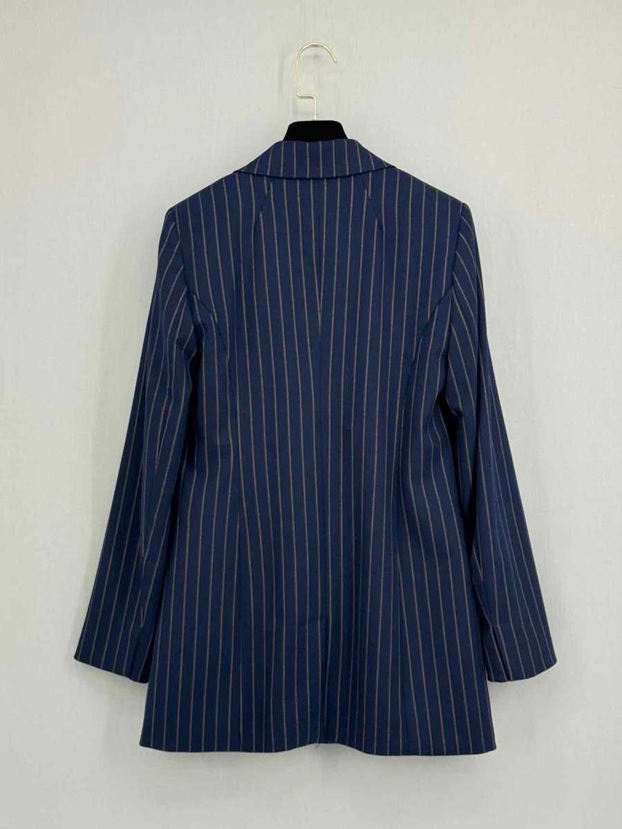 Pre - loved MAX & CO Navy Blue & Beige Striped Size US 0 Outfit Set at Reems Closet