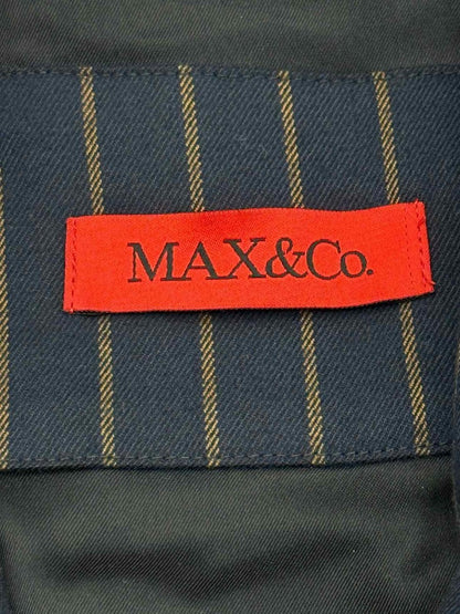 Pre - loved MAX & CO Navy Blue & Beige Striped Size US 0 Outfit Set at Reems Closet