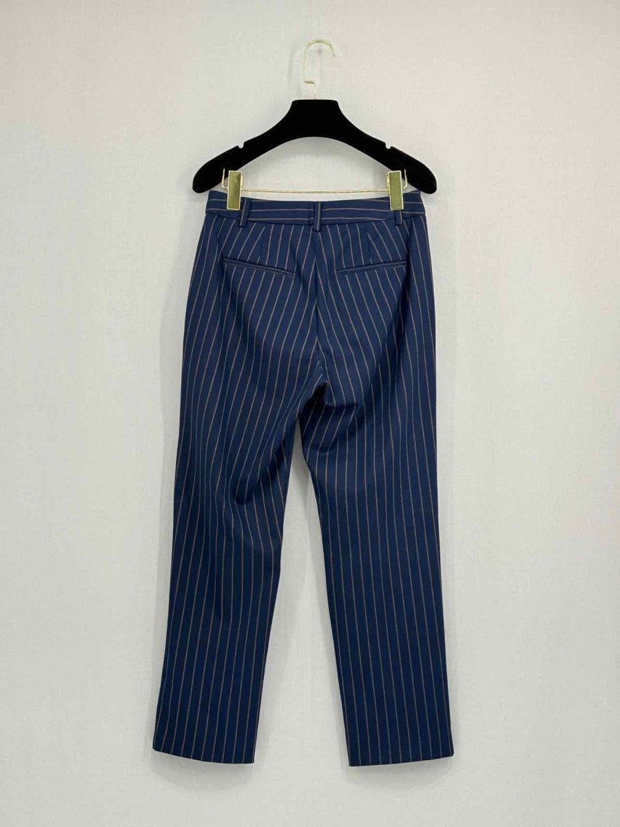 Pre - loved MAX & CO Navy Blue & Beige Striped Size US 0 Outfit Set at Reems Closet