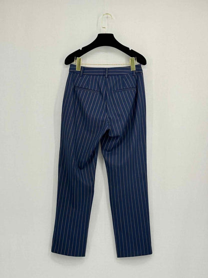 Pre - loved MAX & CO Navy Blue & Beige Striped Size US 0 Outfit Set at Reems Closet