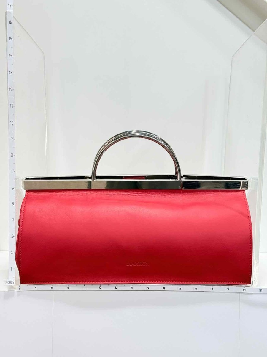 Pre - loved MAX & CO Red Top Handle at Reems Closet