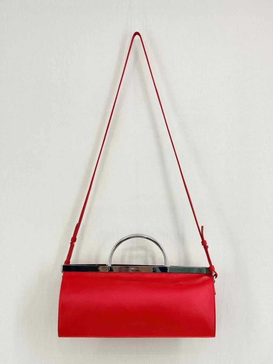Pre - loved MAX & CO Red Top Handle at Reems Closet