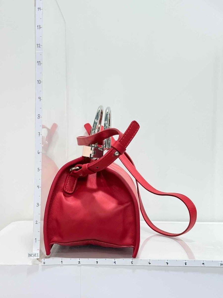 Pre - loved MAX & CO Red Top Handle at Reems Closet