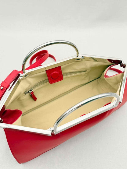 Pre - loved MAX & CO Red Top Handle at Reems Closet