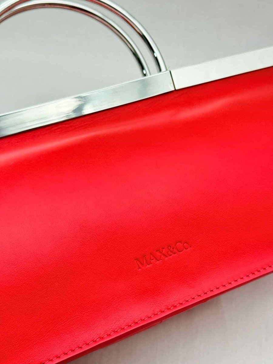 Pre - loved MAX & CO Red Top Handle at Reems Closet