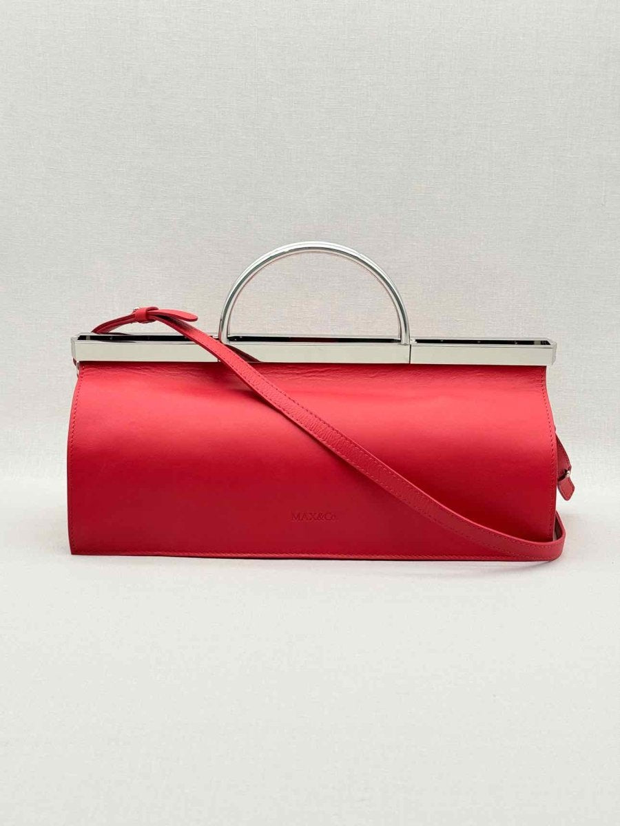 Pre - loved MAX & CO Red Top Handle at Reems Closet