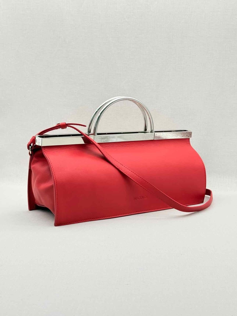 Pre - loved MAX & CO Red Top Handle at Reems Closet