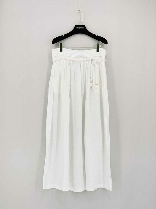 Pre-loved MAX & CO White Size US 8 Long Skirt at Reems Closet