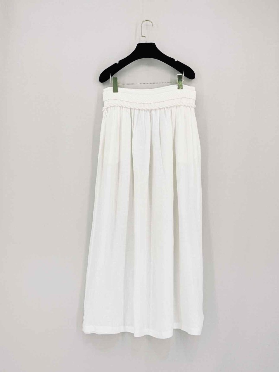Pre-loved MAX & CO White Size US 8 Long Skirt at Reems Closet