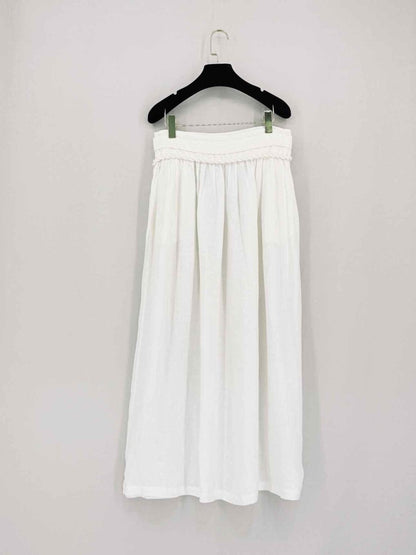 Pre-loved MAX & CO White Size US 8 Long Skirt at Reems Closet