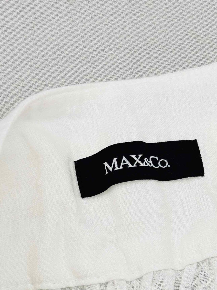 Pre-loved MAX & CO White Size US 8 Long Skirt at Reems Closet