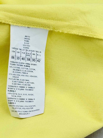 Pre - loved MAX & CO Yellow Size US 6 Short Dress at Reems Closet