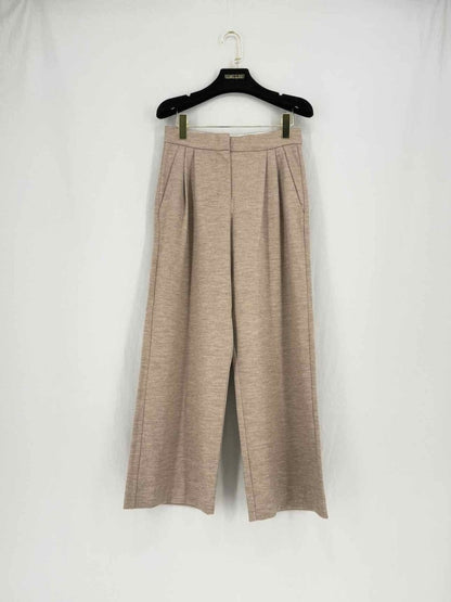 Pre - loved MAX MARA Beige Size US 2 Jacket & Pants Outfit at Reems Closet