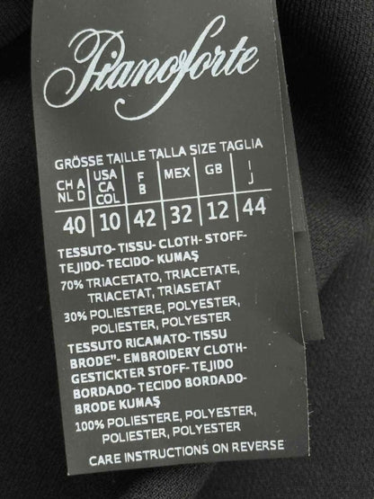 Pre - loved MAX MARA Black Size US 10 Knee Length Dress at Reems Closet