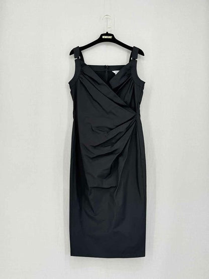 Pre-loved MAX MARA Black Size US 10 Knee Length Dress at Reems Closet