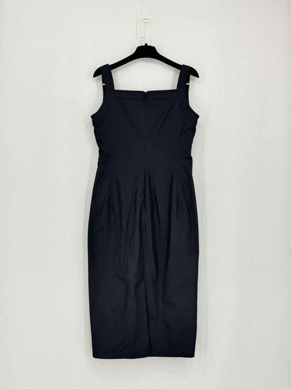 Pre-loved MAX MARA Black Size US 10 Knee Length Dress at Reems Closet