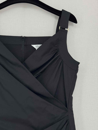 Pre-loved MAX MARA Black Size US 10 Knee Length Dress at Reems Closet