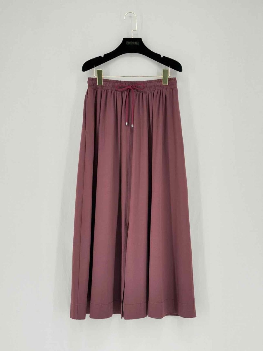 Pre - loved MAX MARA Burgundy Size Medium Midi Dress at Reems Closet