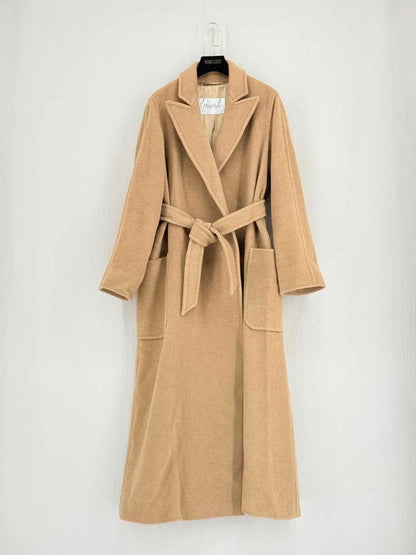 Pre - loved MAX MARA Camel Size US 6 Coat at Reems Closet