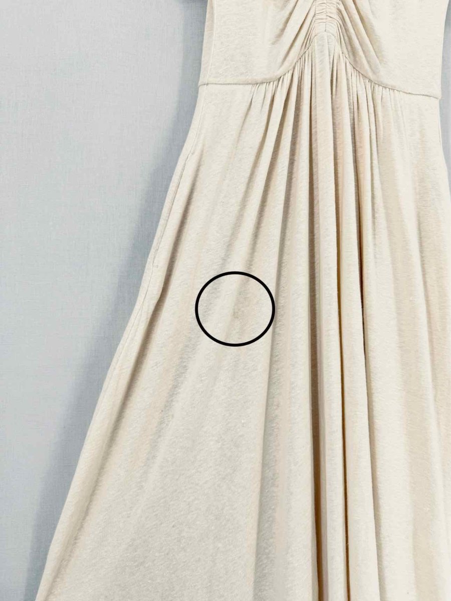 Pre - loved MAX MARA Cream Size Small Knee Length Dress at Reems Closet