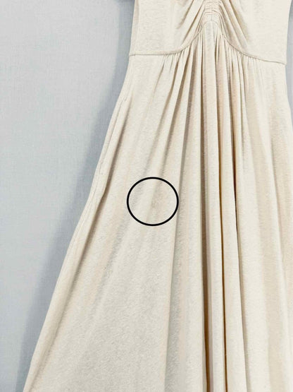 Pre - loved MAX MARA Cream Size Small Knee Length Dress at Reems Closet