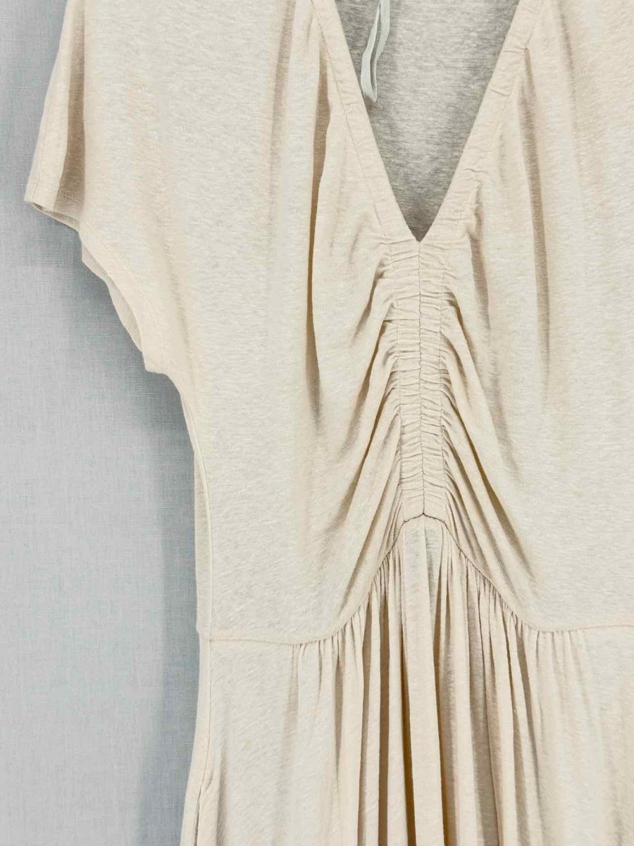 Pre - loved MAX MARA Cream Size Small Knee Length Dress at Reems Closet