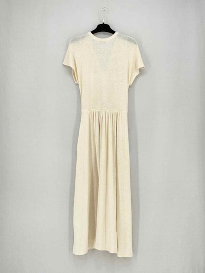 Pre - loved MAX MARA Cream Size Small Knee Length Dress at Reems Closet