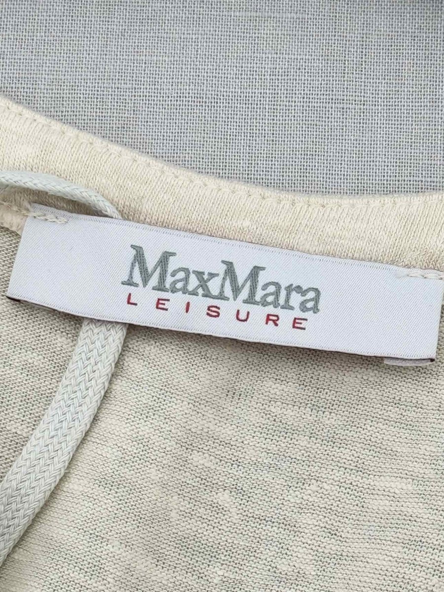 Pre - loved MAX MARA Cream Size Small Knee Length Dress at Reems Closet