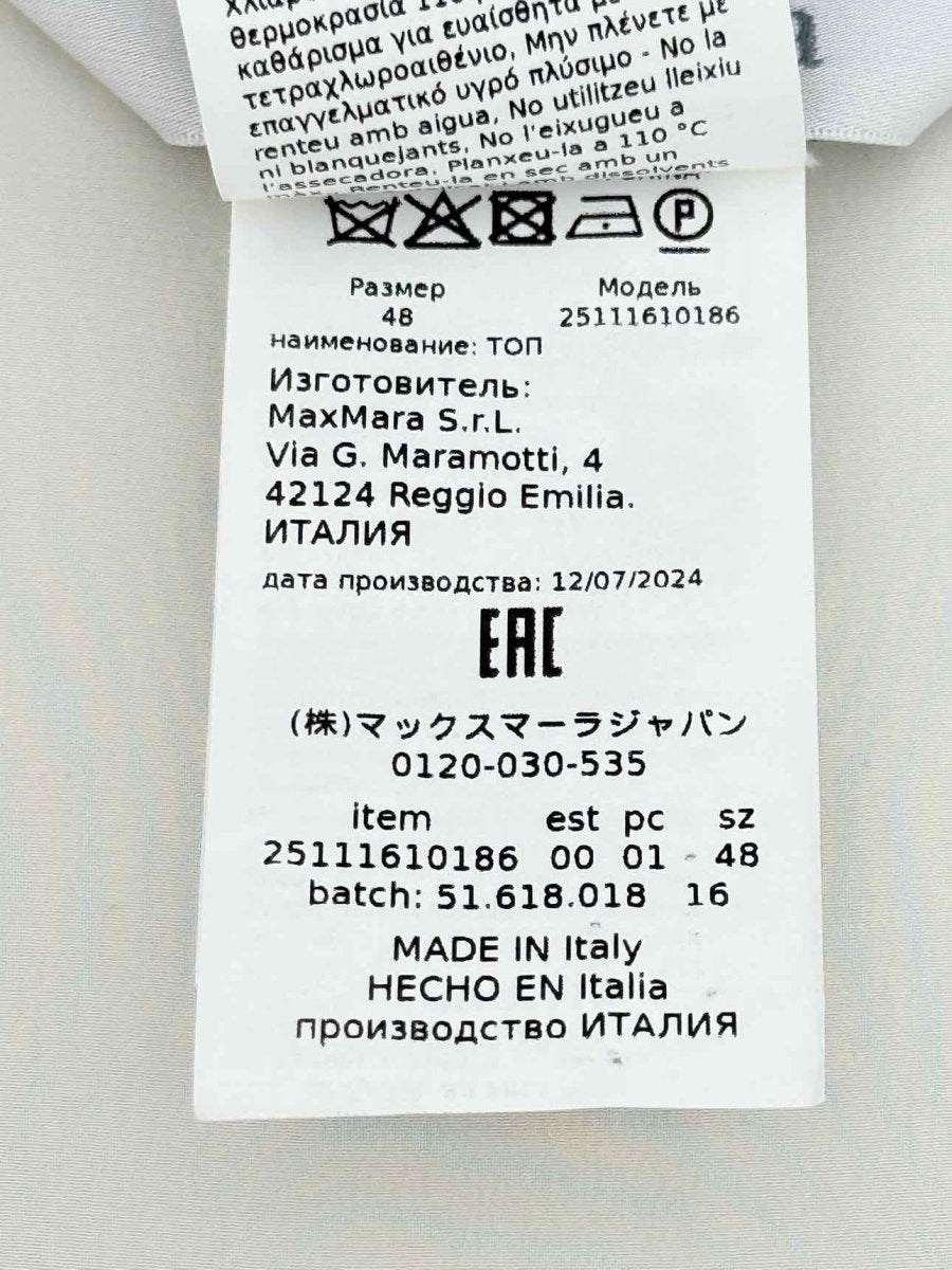 Pre - loved MAX MARA filly Cream Size US 14 Tank Top at Reems Closet