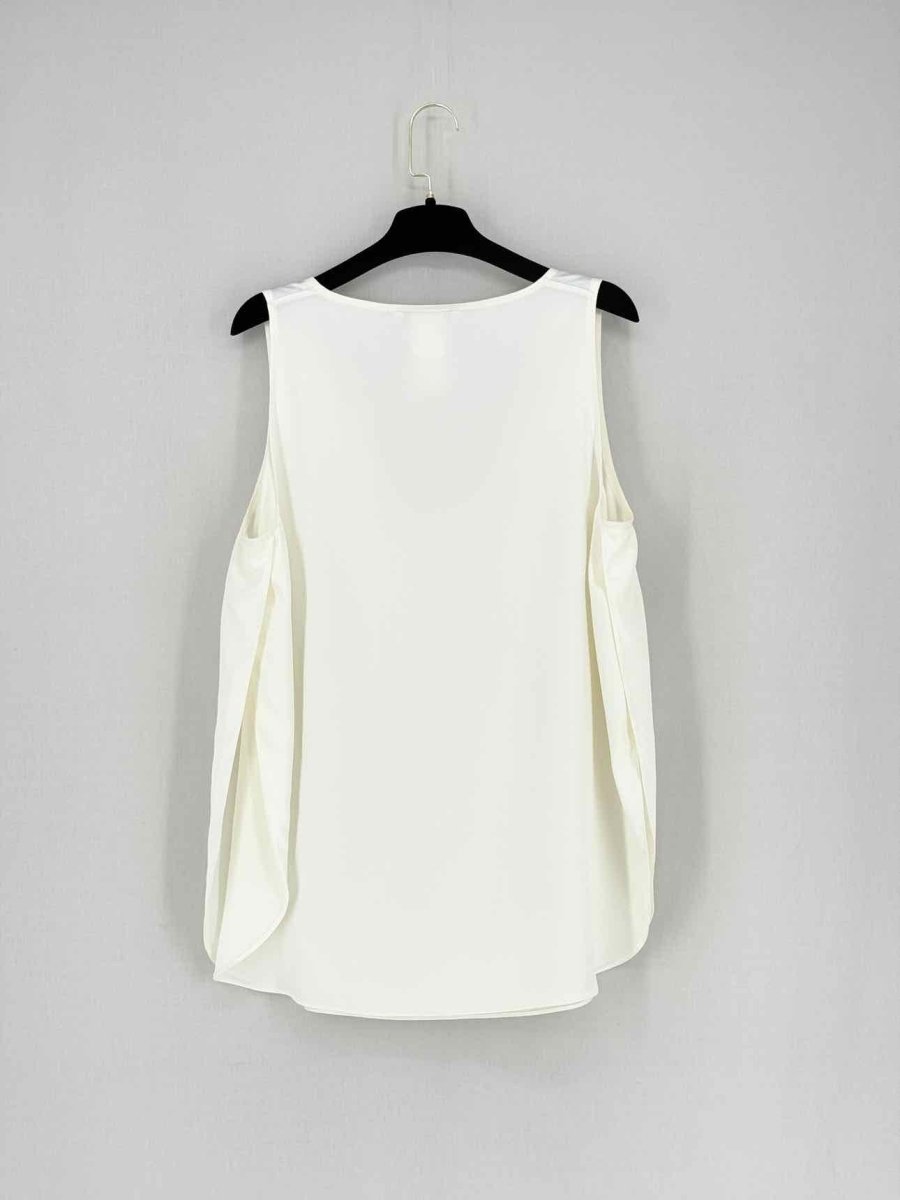Pre - loved MAX MARA filly Cream Size US 14 Tank Top at Reems Closet
