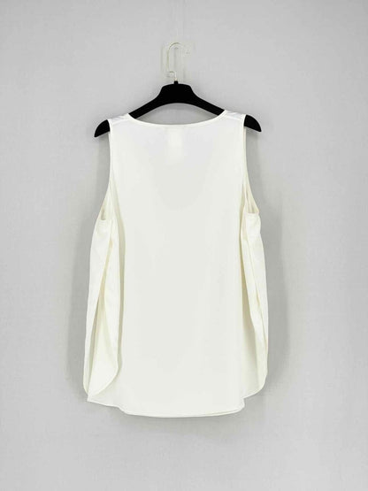 Pre - loved MAX MARA filly Cream Size US 14 Tank Top at Reems Closet