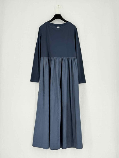 Pre - loved MAX MARA Navy Blue Size Medium Midi Dress at Reems Closet