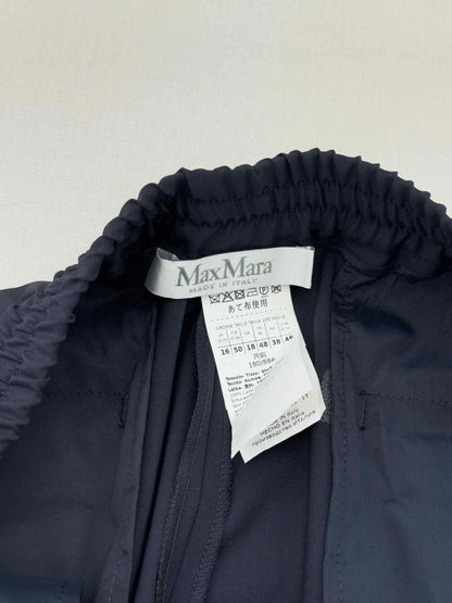 Pre - loved MAX MARA Navy Blue Size US 16 Pants at Reems Closet