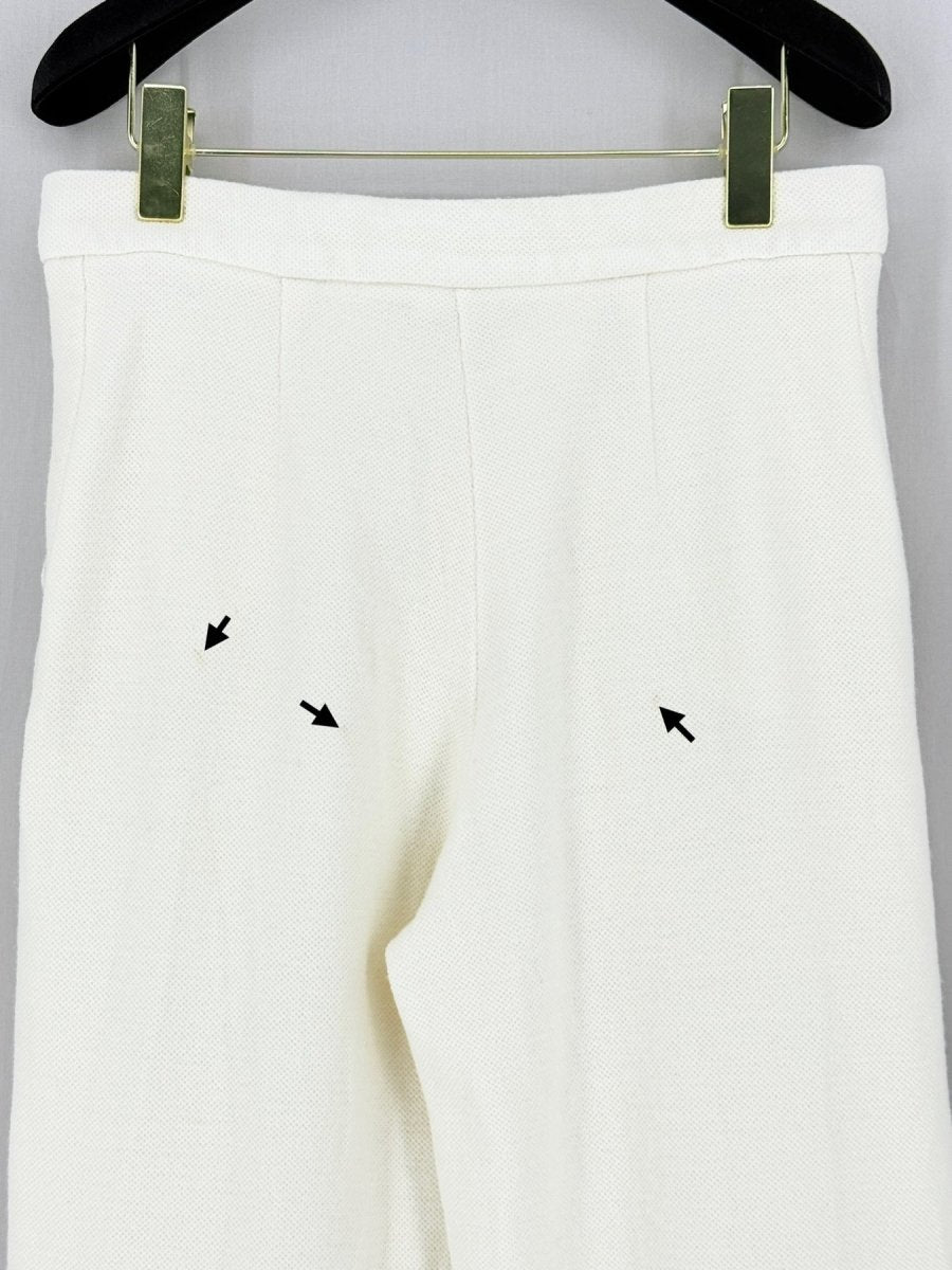 Pre - loved MAX MARA Off - white Pants Missing Label at Reems Closet