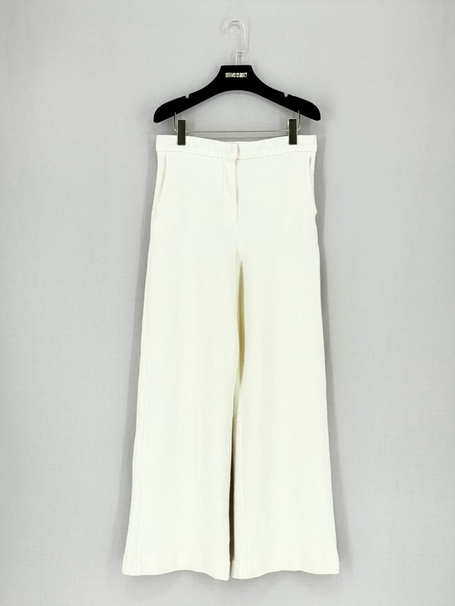Pre - loved MAX MARA Off - white Pants Missing Label at Reems Closet