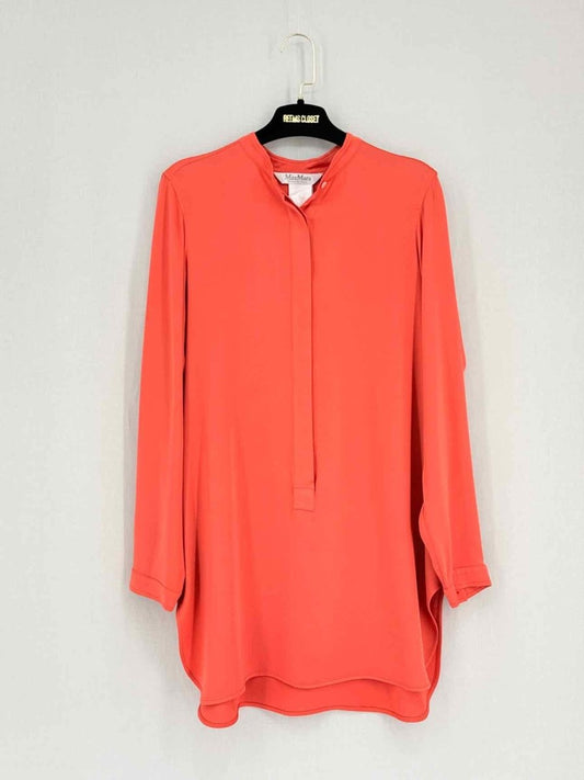 Pre-loved MAX MARA Orange Size US 6 Blouse at Reems Closet