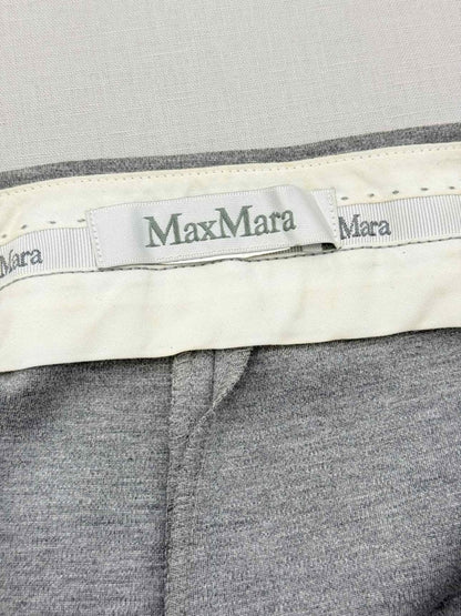 Pre - loved MAX MARA Pegno Grey Size US 6 Pants at Reems Closet
