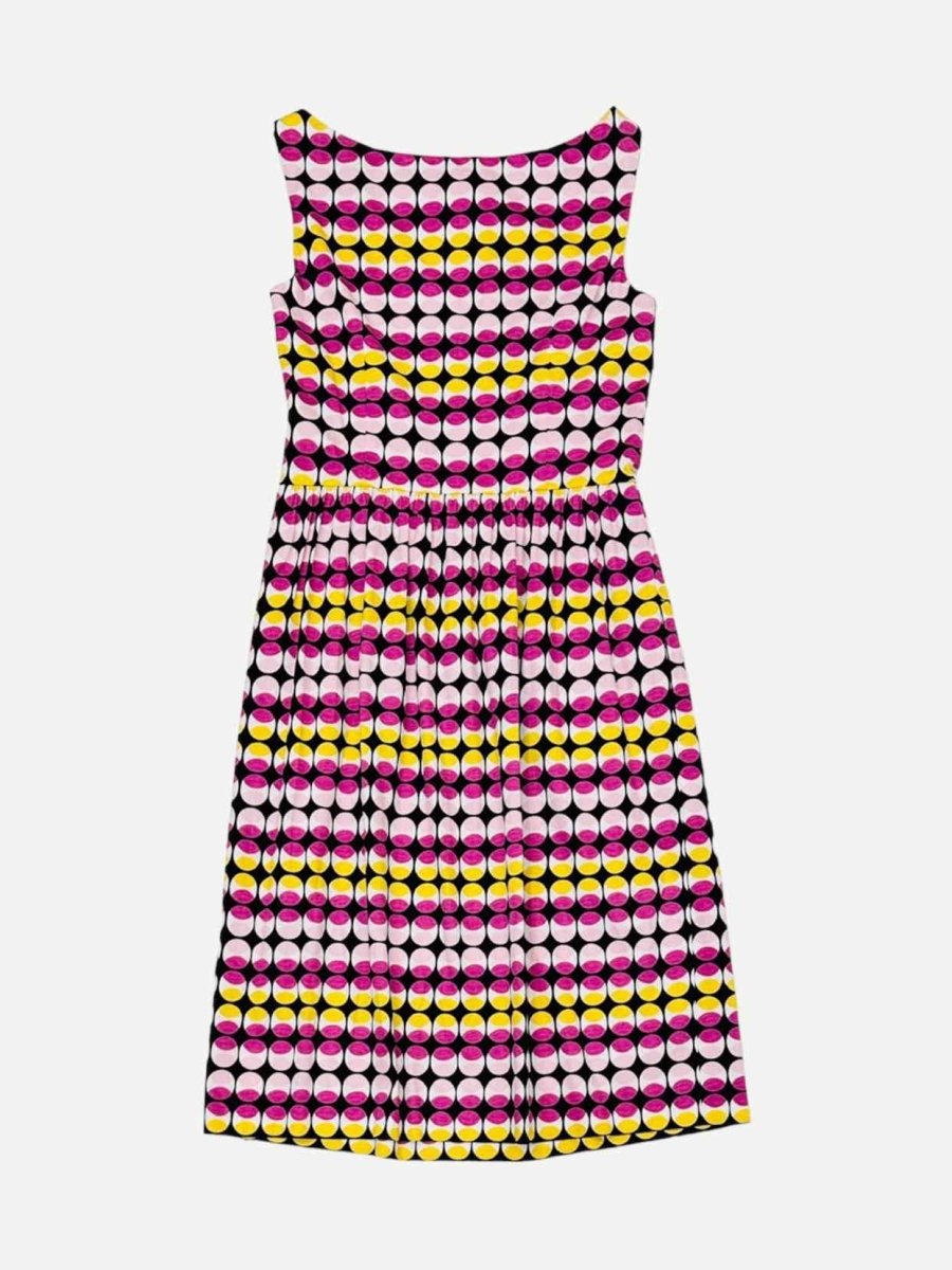 Pre - loved MAX MARA Sleeveless Pink Multicolor Knee Length Dress at Reems Closet