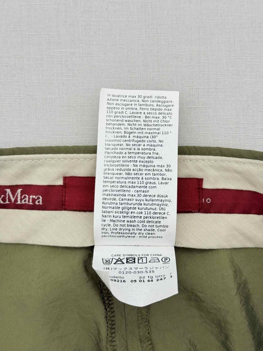 Pre-loved MAX MARA STUDIO Khaki Size US 8/10 Outfit Set at Reems Closet
