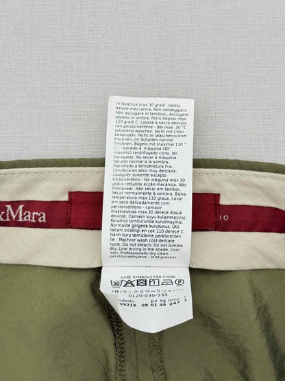 Pre-loved MAX MARA STUDIO Khaki Size US 8/10 Outfit Set at Reems Closet