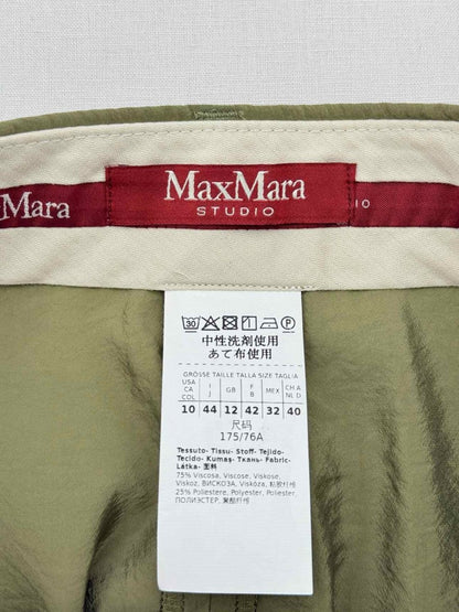 Pre-loved MAX MARA STUDIO Khaki Size US 8/10 Outfit Set at Reems Closet
