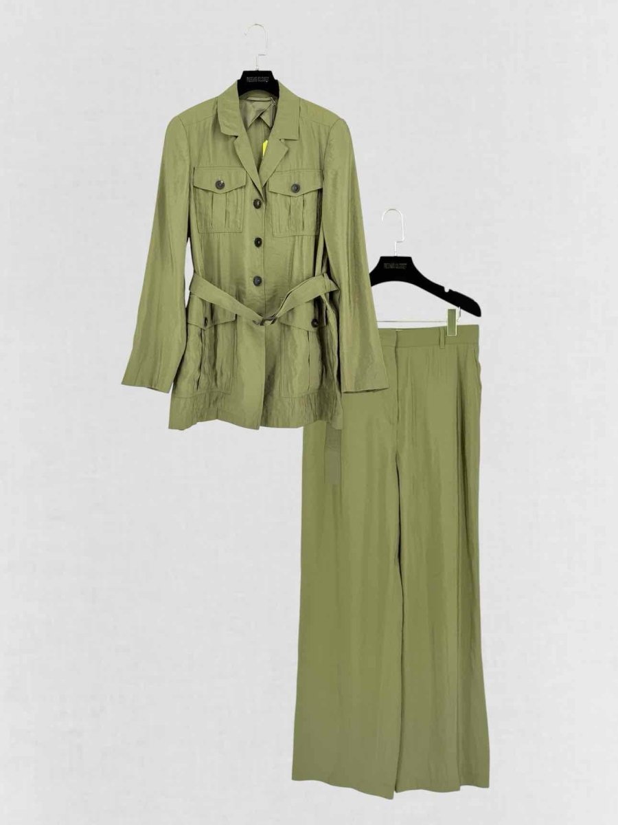 Pre-loved MAX MARA STUDIO Khaki Size US 8/10 Outfit Set at Reems Closet