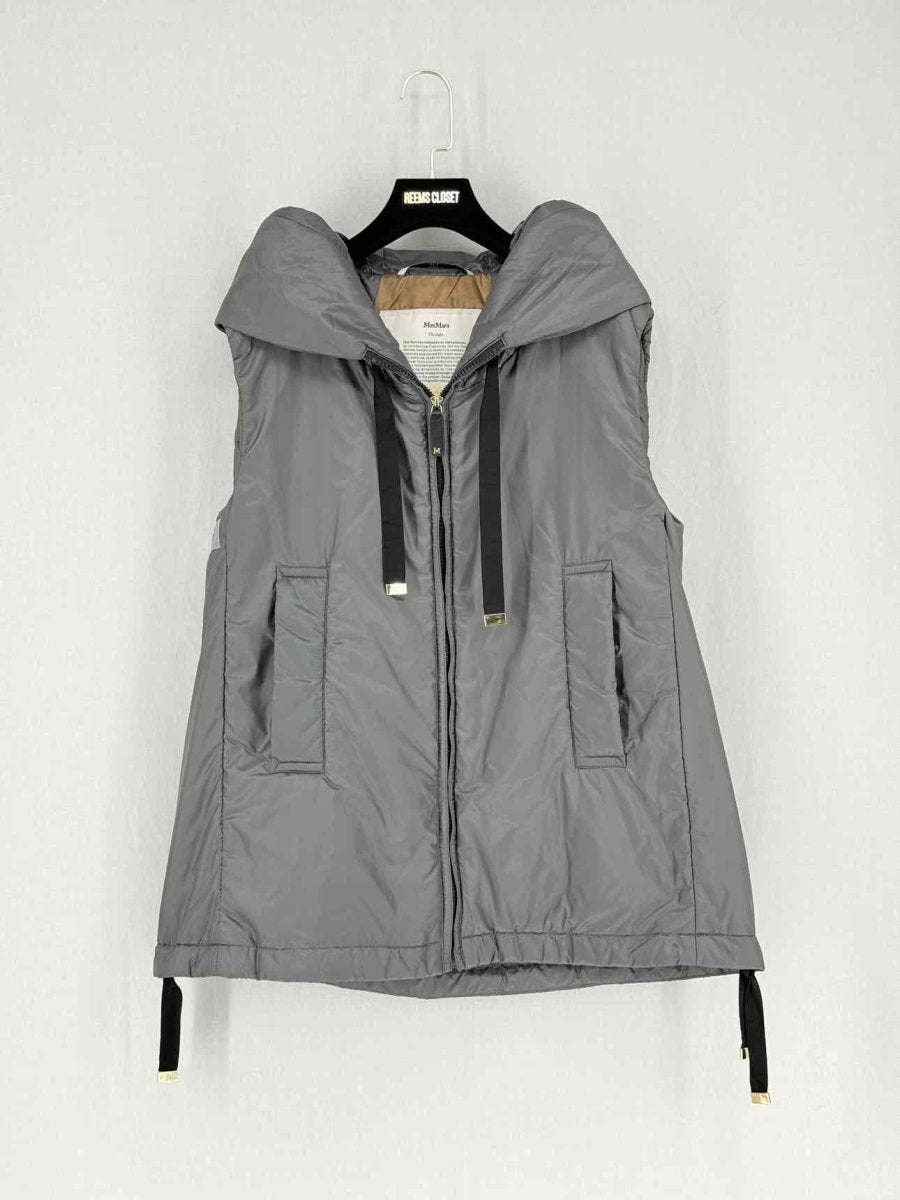 Pre - loved MAX MARA The Cube Grey Size US 8 Gilet at Reems Closet