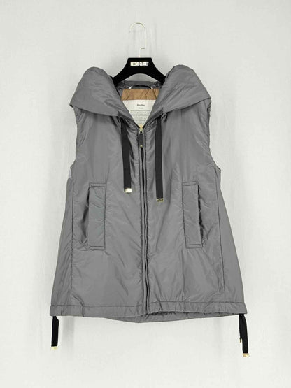 Pre - loved MAX MARA The Cube Grey Size US 8 Gilet at Reems Closet