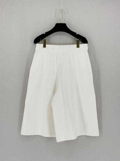 Pre - loved MAX MARA White Size Large Culottes at Reems Closet