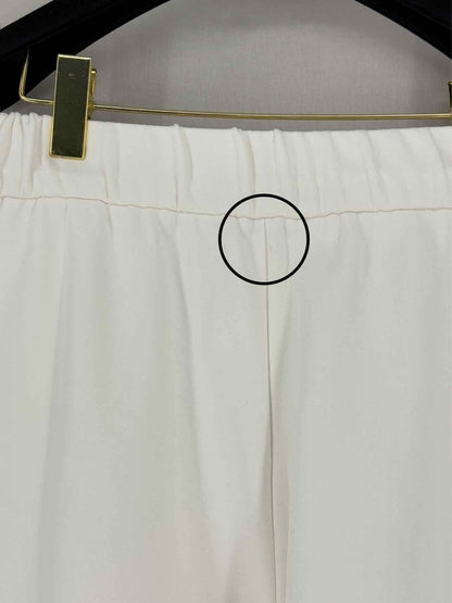Pre - loved MAX MARA White Size Large Culottes at Reems Closet