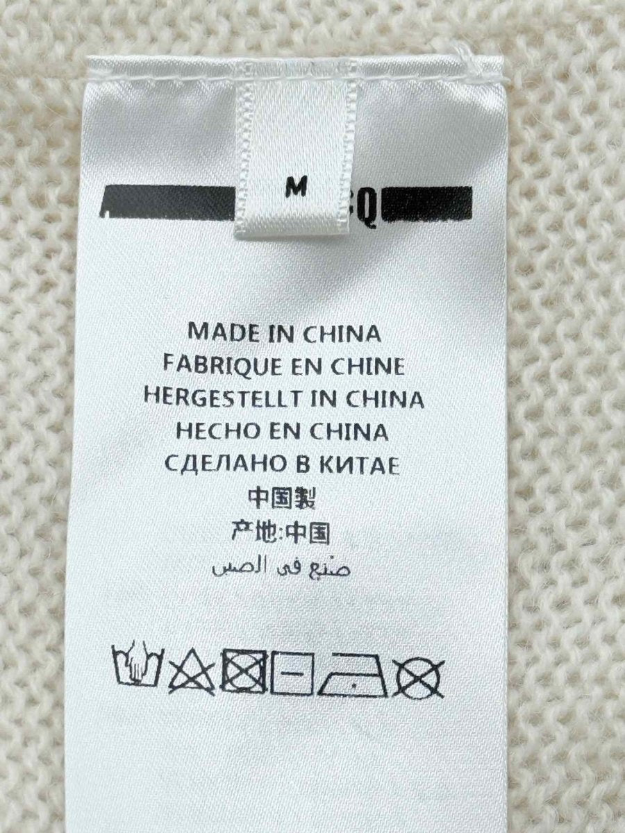 Pre - loved MC QUEEN Cream Size Medium Sweater at Reems Closet