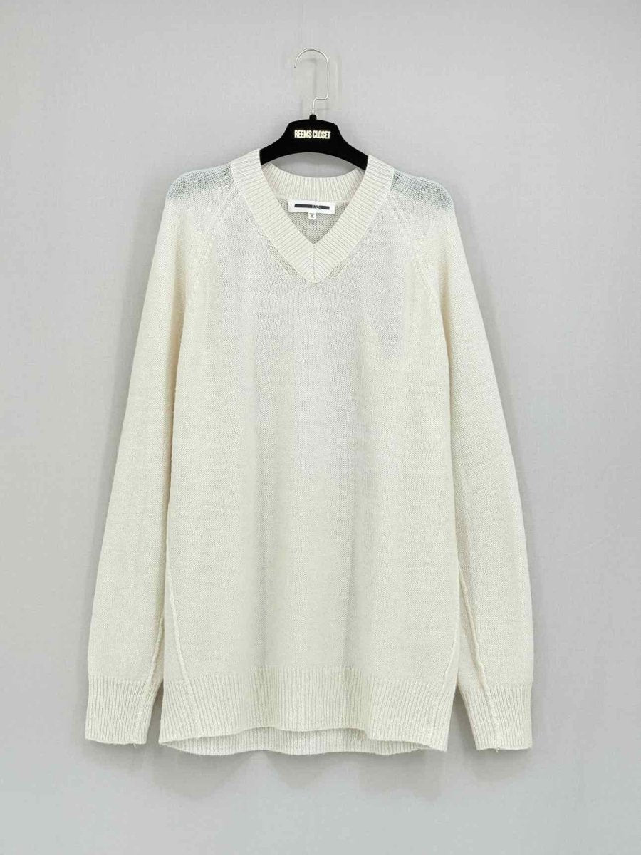 Pre - loved MC QUEEN Cream Size Medium Sweater at Reems Closet