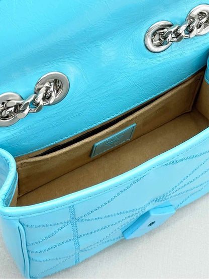 Pre - loved MCM Blue Crossbody at Reems Closet