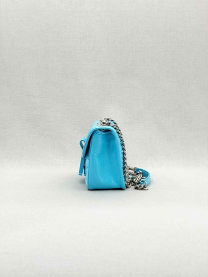 Pre - loved MCM Blue Crossbody at Reems Closet